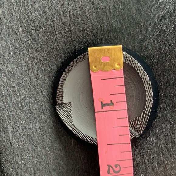 Vintage 60’s Long Coat, Real Fur Collar, Sz M - Picture 13 of 16